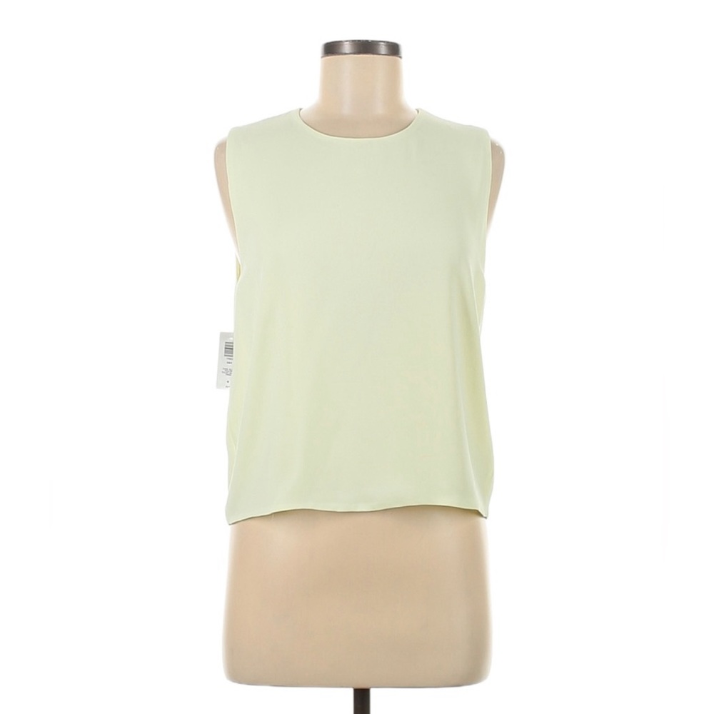 New Aritzia Babaton Crew-Neck Blouse Sleeveless Top Size M